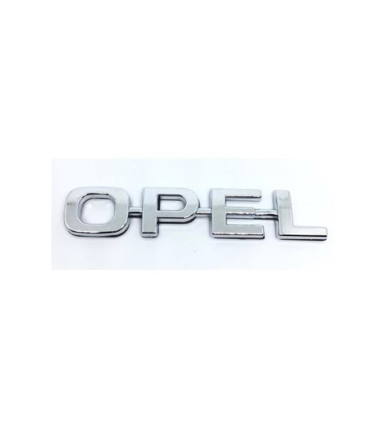 Opel Arka Bagaj Kapağı Yazısı Krom Opel Astra F, Astra G, Zafira A, Omega B, Vectra B Yerli Marka