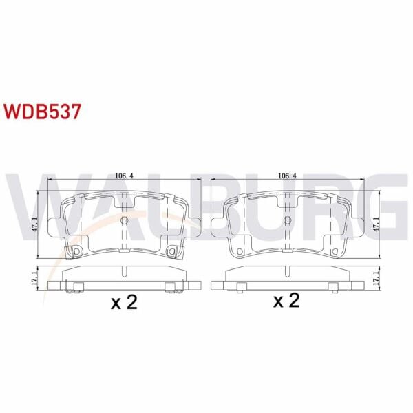 Opel Insignia A Arka Balata Walburg Marka