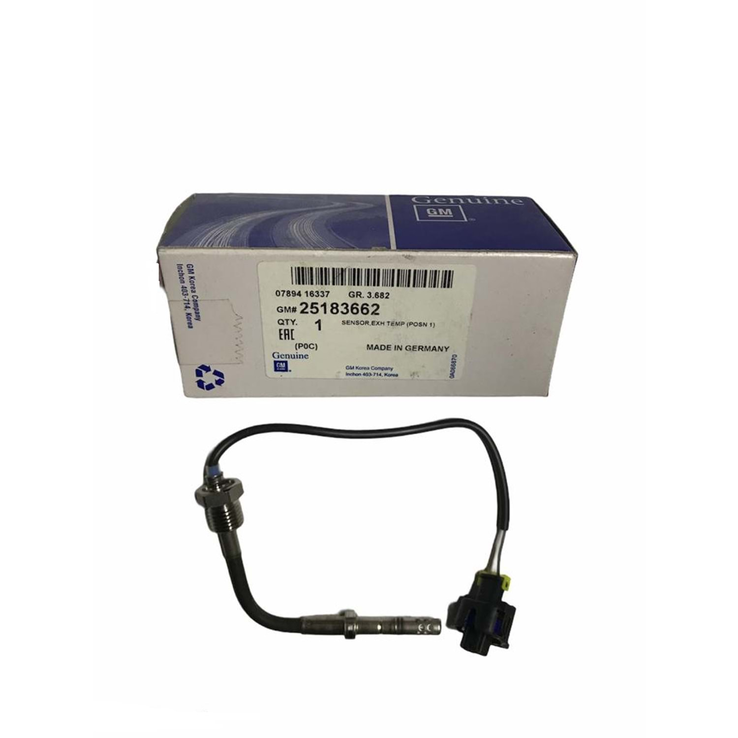 Chevrolet Captiva C100 Kısa Oksijen Sensörü Konum 1 Qs Marka