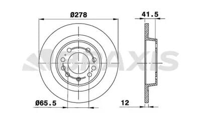 Opel Vectra C Arka Fren Disk Takımı Braxis Marka