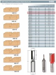 Netmak Elmas Uçlu Parmak Freze Bıçağı 6x20x12-14 Z2 450-04