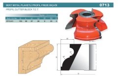 Netmak Profil Freze Bıçağı 0713  150x57x30  Z3