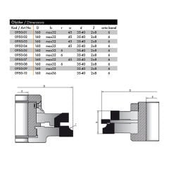 Netmak Sert Metal Plaketli Lambri Bıçak Grubu 0950-05  D=160 mm