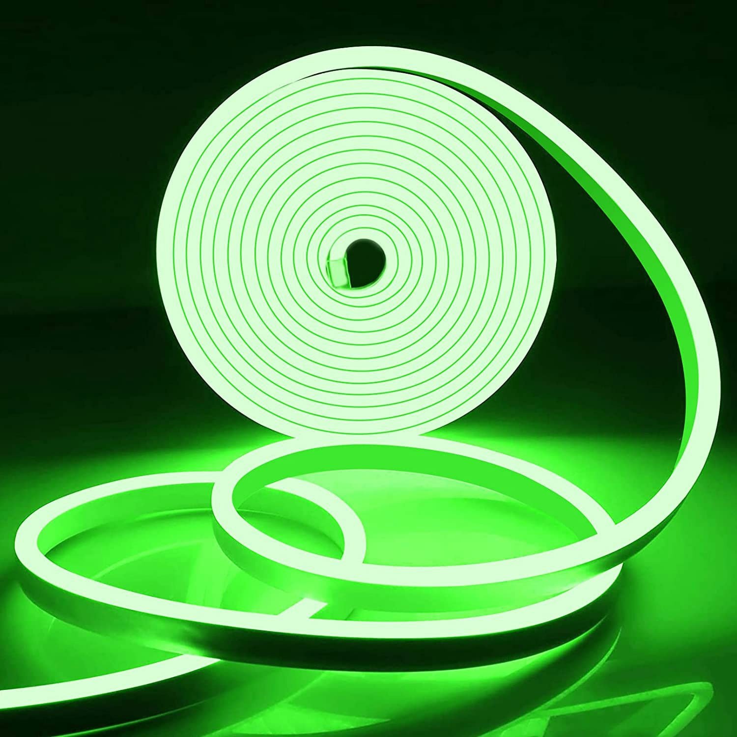 12v 6mm Silikon Neon Led Yeşil