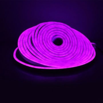 12v Neon Led Şerit Mor 5 Metre