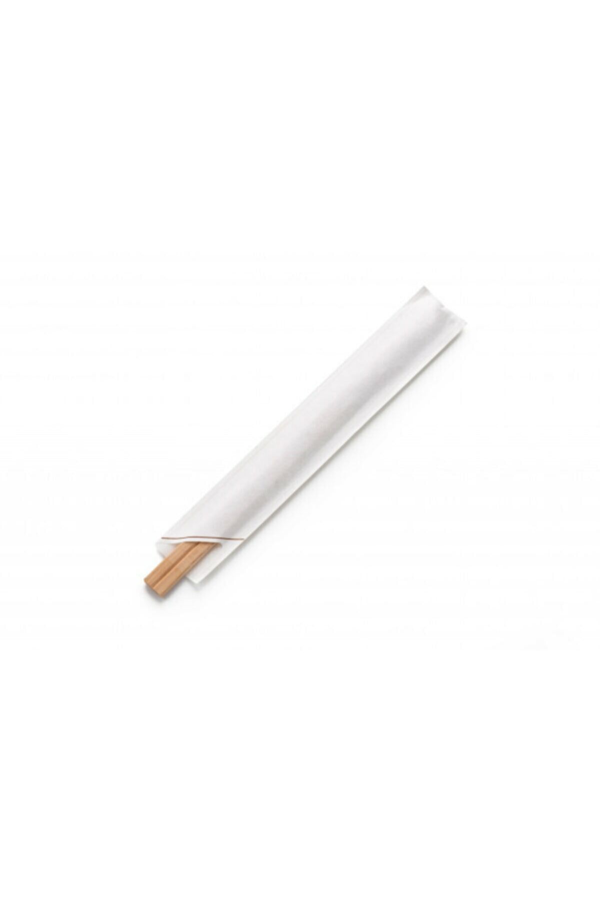 Bambu Chopstick - 21 Cm - Beyaz Kılıflı - 10 Çift