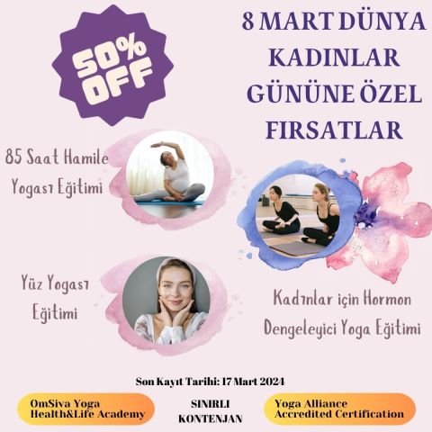 8 Mart Dünya Kadınlar Günü  Online Eğitim Fırsatları