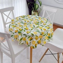 Limon Ağacı Desen Masa Örtüsü