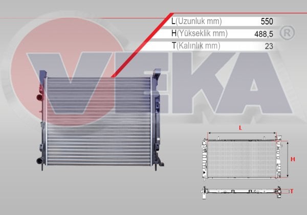 Radyatör Su 1.5 Dci Kango 3