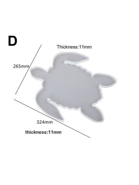 Epoksi Kaplumbağa Sunumluk Kalıbı
