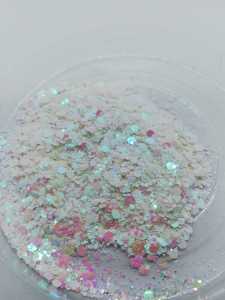 Epoksi Chunky Glitters Candy White 5 gr