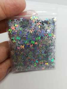 Epoksi Glitters Silver Butterfly 2,5 gr