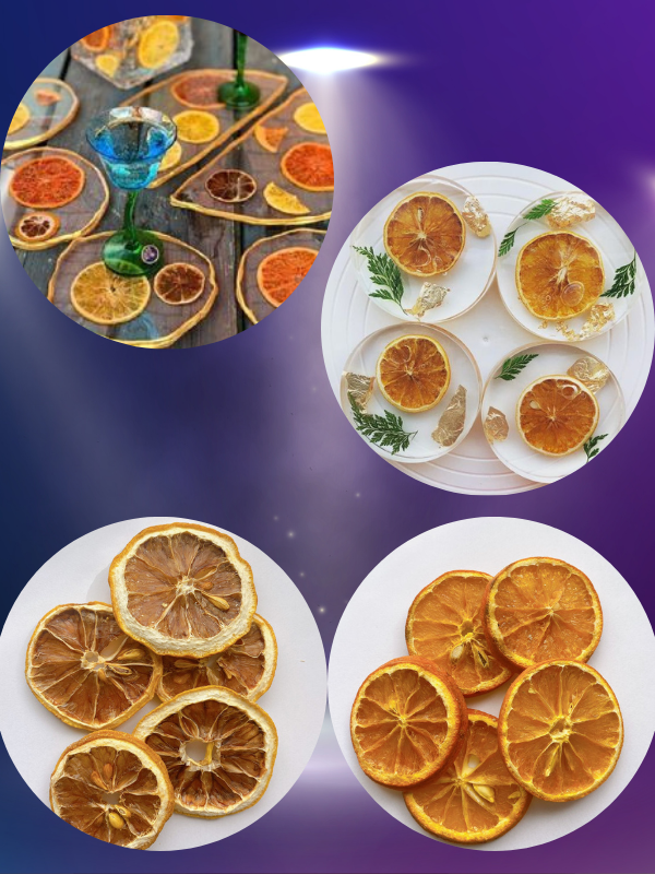 Kurutulmuş Portakal &Limon Dilimleri 5 adet