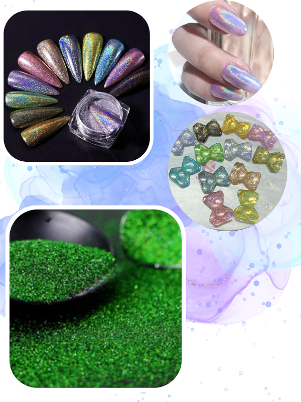 Magic Lazer Holographic Fine Glitter Green 4 gr