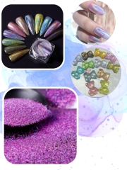 Magic Lazer Holographic Fine Glitter PurplePink 4 gr