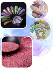 Magic Lazer Holographic Fine Glitter  Rose 4 gr