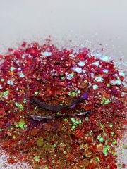 Chunky Glitters Cerise 4 gr