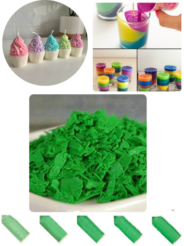 Organik Soya Wax Parafin Pigment  Mum Boyası Neon Green1 gr