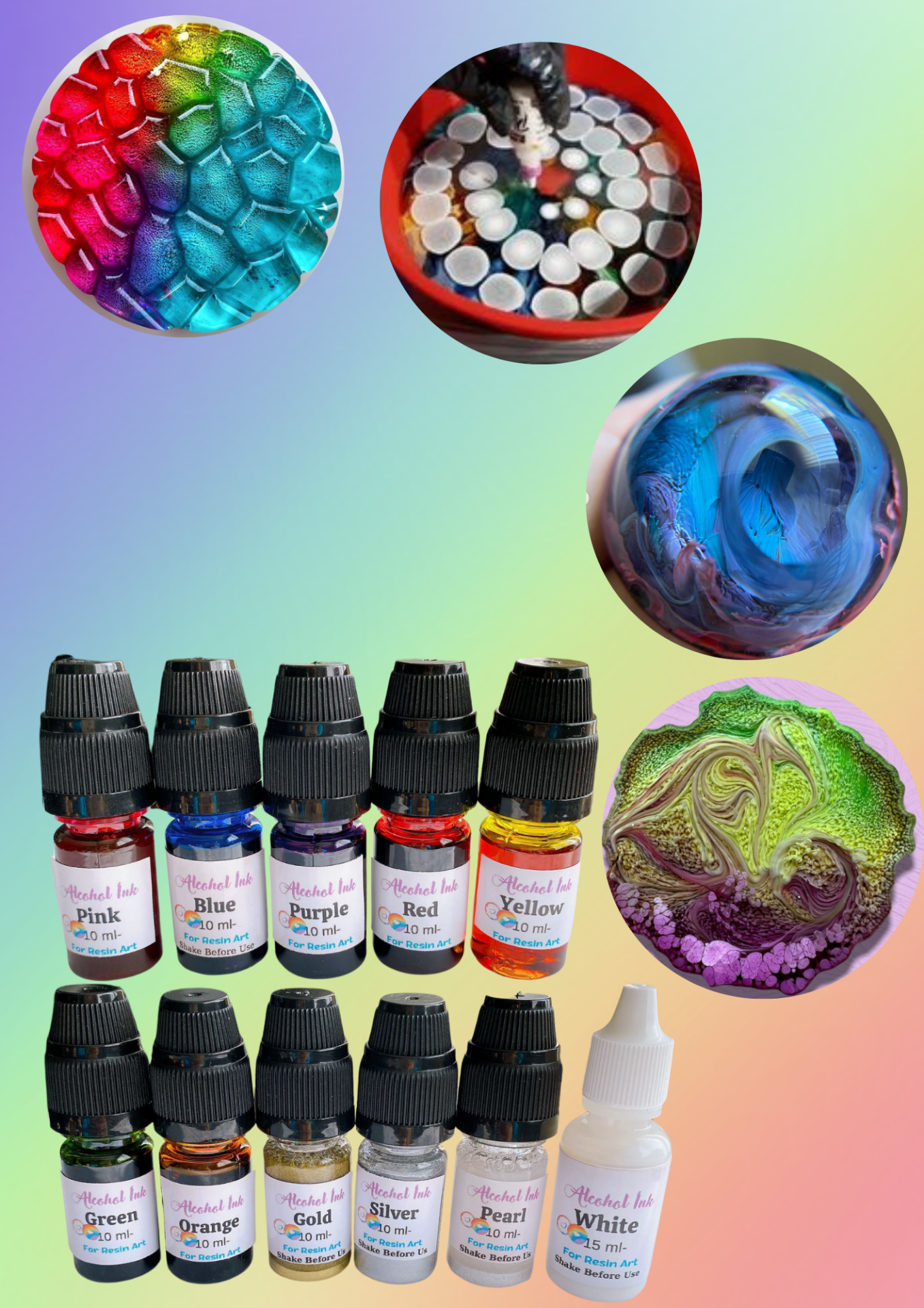 Alcohol Ink White Pearl 10 ML
