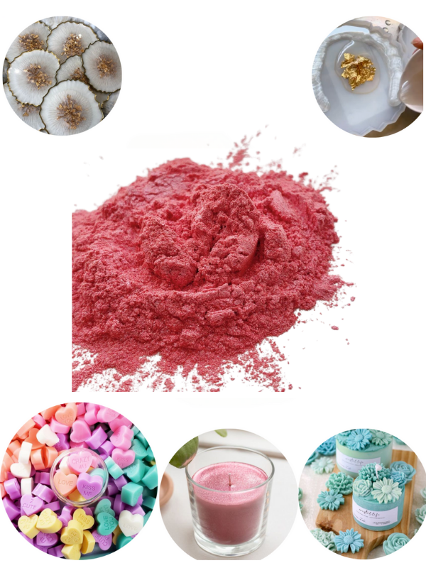 Epoksi Reçine Mica Powder İnci Sedefli Pigment 5 gr Rose Pink