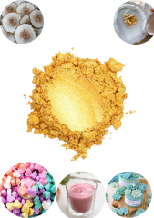 Epoksi Reçine Mica Powder İnci Sedefli Pigment 4-5 gr Gold