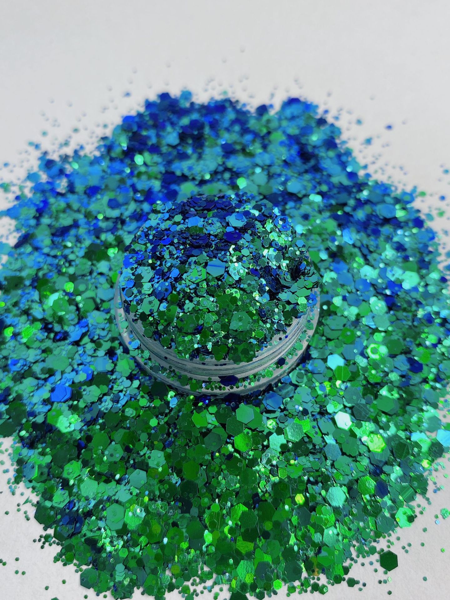 Epoksi Chunky Glitters Blue Green 4 gr