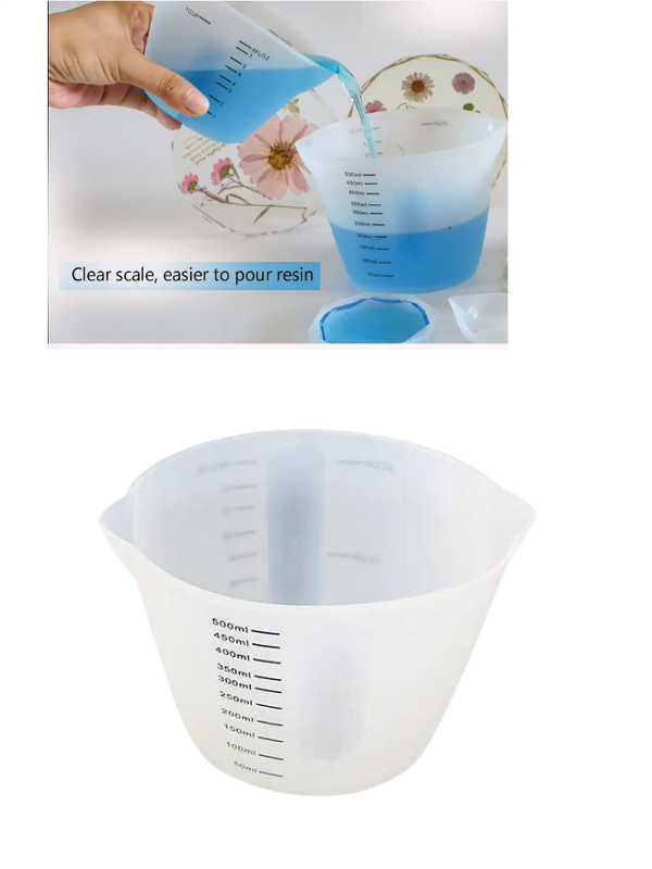 Epoksi 250-500ml Beher Silikon Ölçüm Kabı