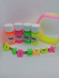 Resin Neon Pigment's  Epoksi Neon Pigment Boya