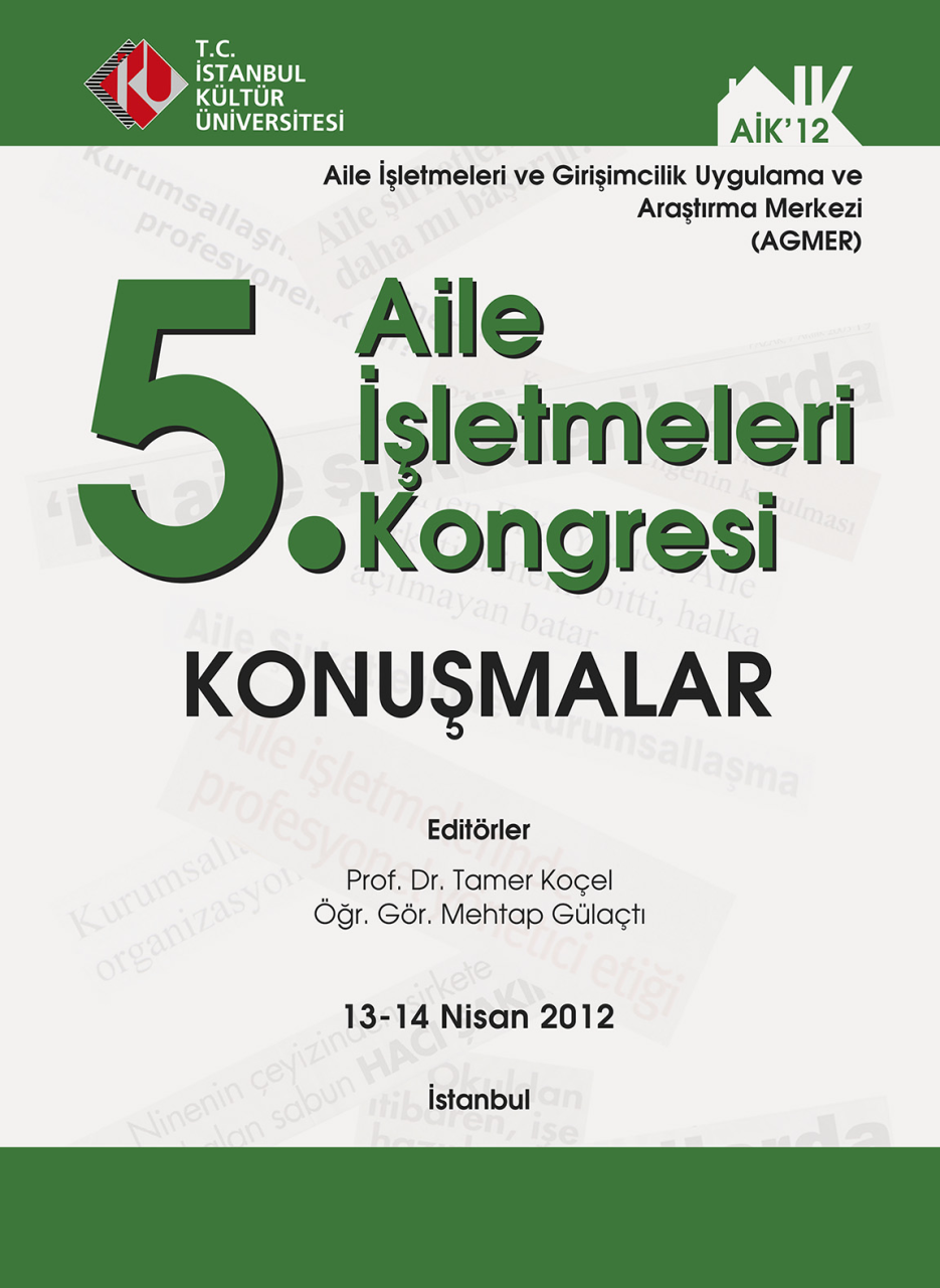 AİLE İŞLETMELERİ KONGRESİ 5 - KONUŞMALAR