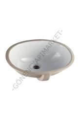 Turkuaz Seramik Cerastyle Tezgah Altı Lavabo 55X43 cm