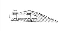 KESKİNOVA OEM 950 B E F MODEL ORTA KAZMA M1U1867/M8E1637 165mm