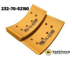 KOMATSU OEM 605 AR 505 A2 MODEL 232-70-52190 GREYDER KENAR BIÇAK