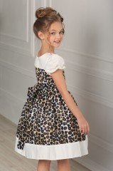 Party Dress with Leopard Print