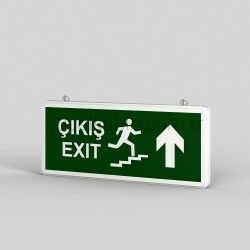 3W 3Led Çift Yönlü EXIT( Çıkış) Yukarıya