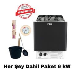 Misa Sauna Sobası Her Şey Dahil Paket 6 kW