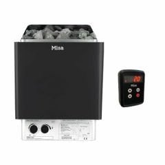 Misa Sauna Stove 9 kW Digital Control Panel