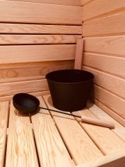 Sauna Bucket & Bucket Wooden Handle