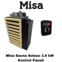 Плита для сауны Misa 3,6 кВт Панель управления