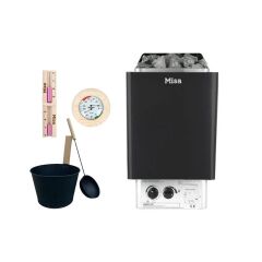 Misa Sauna Stove All Inclusive Package 3.6 kW