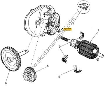 SİLECEK MOTOR KÖMÜR YATAK FAVORİT-FELİCİA-115930540