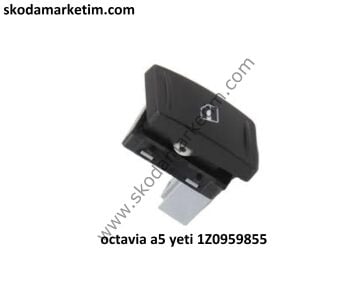 Octavia YETİ Cam Düğmesi Ön Sağ Arka Sol 1Z0959855