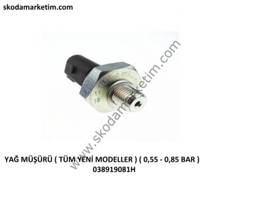 YAĞ MÜŞÜRÜ ( TÜM YENİ MODELLER ) ( 0,55 - 0,85 BAR )-[VAG]. 038 919 081 [SKODA]. 038 919 081 C [SKODA]. 038 919 081 H [SKODA]. 038 919 081 K [SKODA]. 038 919 081 [VW]. 038 919 081 C [VW-