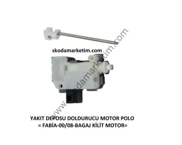 Yakıt yakıt deposu doldurucu Motor Gövdesi Için VW POLO 9N 2002 2010 6QD810773 6QD 810 773 6QD959781 6Q6810773C 6Q6 810 773 FABİA BAGAJ KİLİT MOTOR