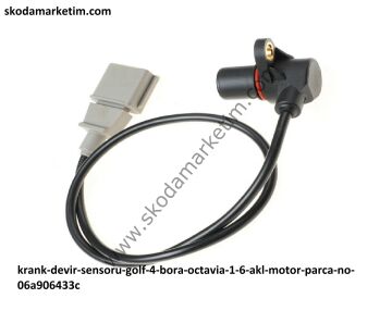 Krank Devir Sensörü -Golf 4 - Bora - Octavia-1.6 AKL Motor. Parça No. 06A906433C