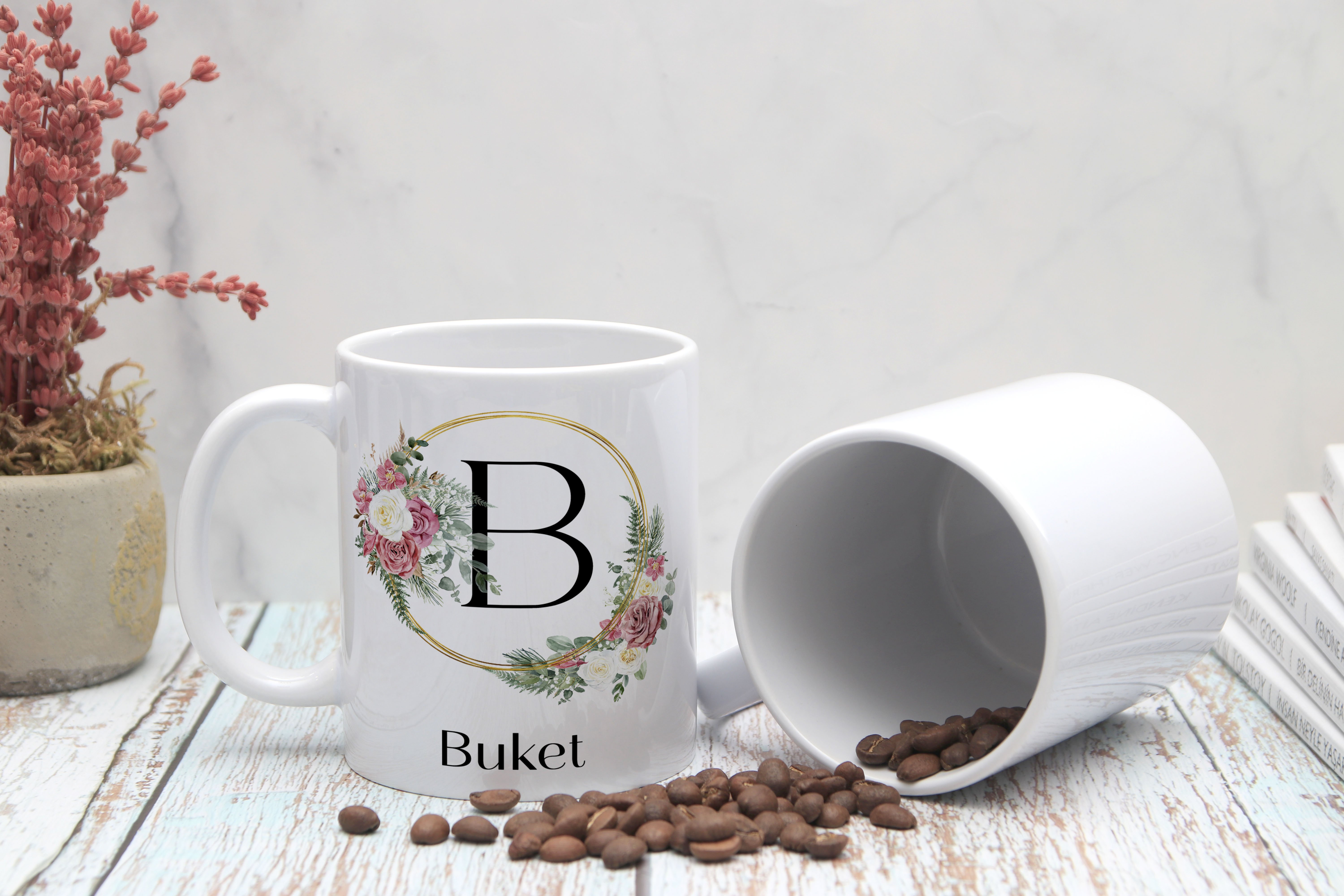 ADINIZA ÖZEL HARFLİ KUPA