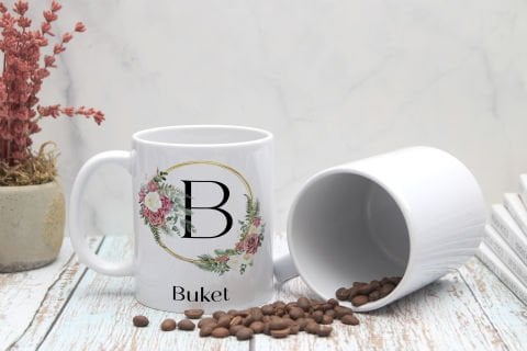 ADINIZA ÖZEL HARFLİ KUPA