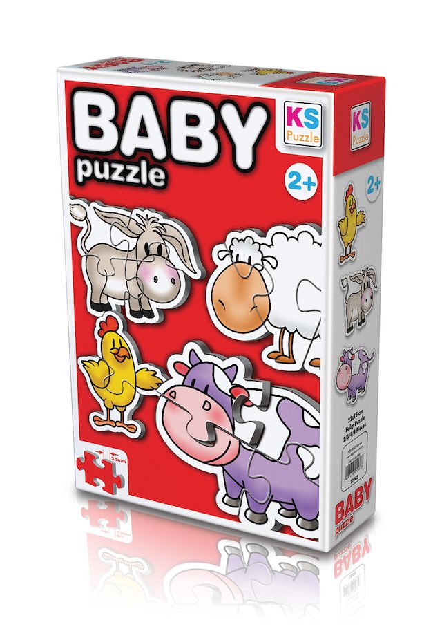 Ks Games Baby Puzzle Farm PUZZLE-12002