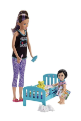Barbie Bebek Bakıcılığı Oyun Seti