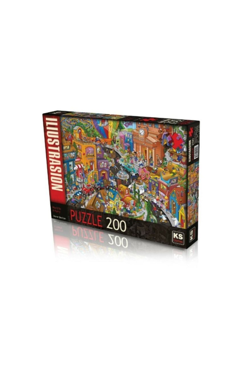 200 Parça Acele Dünya Puzzle