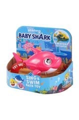 GIOCHI PREZIOSI Baby Shark Yüzen ve Sesli Figür Banyo Oyuncağı Pembe BAH03000P
